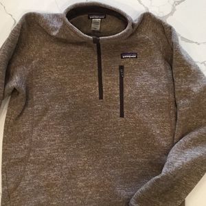 Patagonia 1/4 zip better sweater, Men’s Med brown